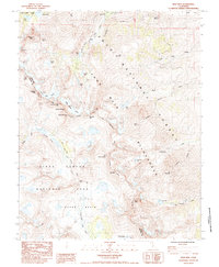 Download a high-resolution, GPS-compatible USGS topo map for Split Mtn, CA (1984 edition)