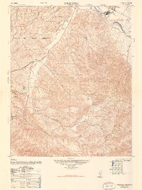 1947 Map of Spreckels, 1948 Print