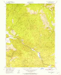 Download a high-resolution, GPS-compatible USGS topo map for Spring Garden, CA (1958 edition)