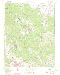 1960 Map of St. Helena, 1980 Print
