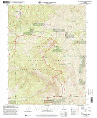 preview thumbnail of historical topo map of Glenn County, CA in 1996
