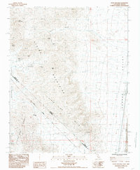 Download a high-resolution, GPS-compatible USGS topo map for State Line Pass, CA (1985 edition)