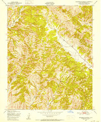 Download a high-resolution, GPS-compatible USGS topo map for Stockdale Mountain, CA (1952 edition)