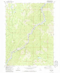 Download a high-resolution, GPS-compatible USGS topo map for Storrie, CA (1985 edition)