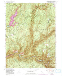 Download a high-resolution, GPS-compatible USGS topo map for Strawberry Valley, CA (1991 edition)