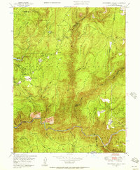 Download a high-resolution, GPS-compatible USGS topo map for Strawberry Valley, CA (1957 edition)