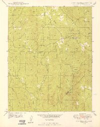 preview thumbnail of historical topo map of Mariposa County, CA in 1948
