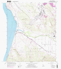 Download a high-resolution, GPS-compatible USGS topo map for Surf, CA (1977 edition)