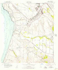 Download a high-resolution, GPS-compatible USGS topo map for Surf, CA (1956 edition)