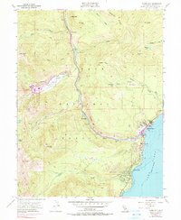 Download a high-resolution, GPS-compatible USGS topo map for Tahoe City, CA (1990 edition)