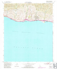 Download a high-resolution, GPS-compatible USGS topo map for Tajiguas, CA (1987 edition)