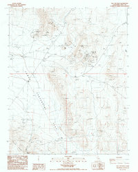 Download a high-resolution, GPS-compatible USGS topo map for Talc City Hills, CA (1987 edition)