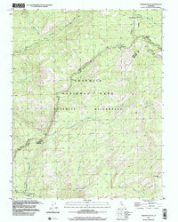 preview thumbnail of historical topo map of Tuolumne County, CA in 1997