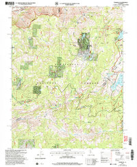 Download a high-resolution, GPS-compatible USGS topo map for Tamarack, CA (2004 edition)