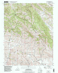 preview thumbnail of historical topo map of Contra Costa County, CA in 1996