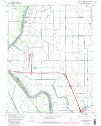 preview thumbnail of historical topo map of Sacramento County, CA in 1967