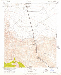 Download a high-resolution, GPS-compatible USGS topo map for Tecuya Creek, CA (1957 edition)