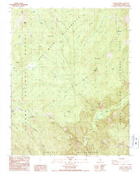 Download a high-resolution, GPS-compatible USGS topo map for Tehipite Dome, CA (1987 edition)