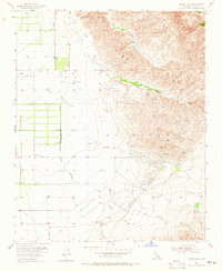 preview thumbnail of historical topo map of Kern County, CA in 1955