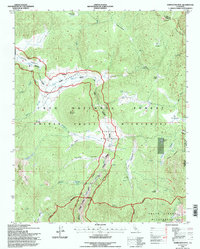 Download a high-resolution, GPS-compatible USGS topo map for Templeton Mtn, CA (1997 edition)