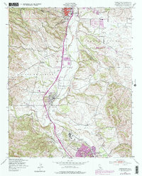 Download a high-resolution, GPS-compatible USGS topo map for Templeton, CA (1979 edition)