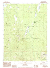 Download a high-resolution, GPS-compatible USGS topo map for Tennant, CA (1988 edition)