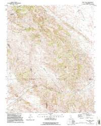 Download a high-resolution, GPS-compatible USGS topo map for Tent Hills, CA (1994 edition)