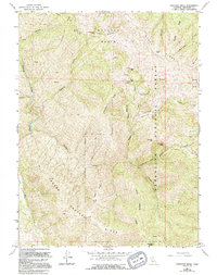 Download a high-resolution, GPS-compatible USGS topo map for Thatcher Ridge, CA (1994 edition)