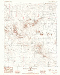 Download a high-resolution, GPS-compatible USGS topo map for The Buttes, CA (1986 edition)