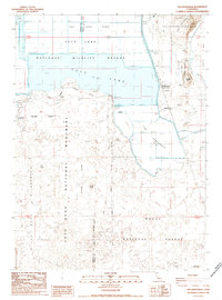 Download a high-resolution, GPS-compatible USGS topo map for The Panhandle, CA (1988 edition)