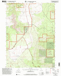 Download a high-resolution, GPS-compatible USGS topo map for The Whaleback, CA (2004 edition)