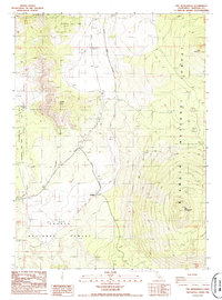 Download a high-resolution, GPS-compatible USGS topo map for The Whaleback, CA (1986 edition)