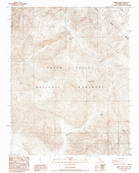 Download a high-resolution, GPS-compatible USGS topo map for Thimble Peak, CA (1988 edition)