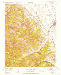 Download a high-resolution, GPS-compatible USGS topo map for Thompson Canyon, CA (1952 edition)
