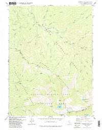 Download a high-resolution, GPS-compatible USGS topo map for Thompson Peak, CA (1985 edition)
