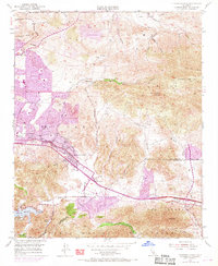 Download a high-resolution, GPS-compatible USGS topo map for Thousand Oaks, CA (1968 edition)