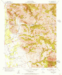 Download a high-resolution, GPS-compatible USGS topo map for Three Sisters, CA (1956 edition)