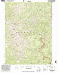 Download a high-resolution, GPS-compatible USGS topo map for Thurston Peaks, CA (2003 edition)