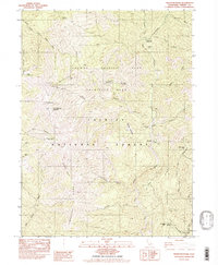 Download a high-resolution, GPS-compatible USGS topo map for Thurston Peaks, CA (1982 edition)