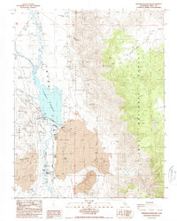 Download a high-resolution, GPS-compatible USGS topo map for Tinemaha Reservoir, CA (1987 edition)