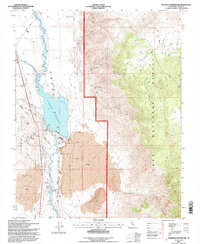 Download a high-resolution, GPS-compatible USGS topo map for Tinemaha Reservoir, CA (1997 edition)