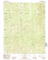 Download a high-resolution, GPS-compatible USGS topo map for Tobias Peak, CA (1987 edition)
