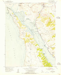 Download a high-resolution, GPS-compatible USGS topo map for Tomales, CA (1955 edition)