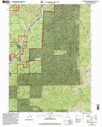 Download a high-resolution, GPS-compatible USGS topo map for Tombstone Mountain, CA (2003 edition)