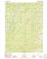 Download a high-resolution, GPS-compatible USGS topo map for Tombstone Mtn, CA (1986 edition)