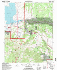 Download a high-resolution, GPS-compatible USGS topo map for Toms Place, CA (1997 edition)