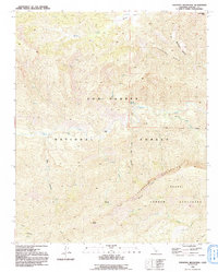 Download a high-resolution, GPS-compatible USGS topo map for Topatopa Mountains, CA (1991 edition)