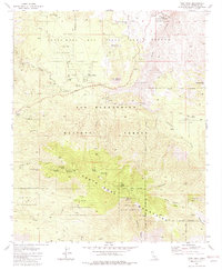 Download a high-resolution, GPS-compatible USGS topo map for Toro Peak, CA (1982 edition)