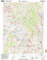 preview thumbnail of historical topo map of Mono County, CA in 2001