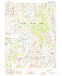 Download a high-resolution, GPS-compatible USGS topo map for Tower Peak, CA (1990 edition)